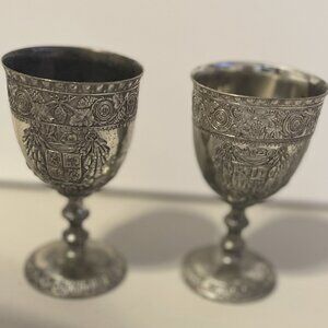 Vintage Corbell & Co Water or Wine Goblets Set of 2
